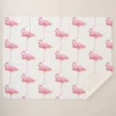 Ontwerp 1 van de Reeks van de Flamingo van de Tend Sherpa Deken (Voorkant (horizontaal))