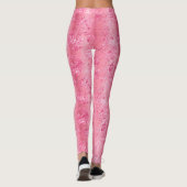 Ontwerp 1 van de roze Velvet-reeks Leggings (Achterkant)