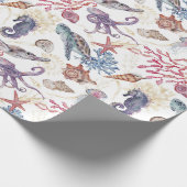 Ontwerp 1 van de samenstellingsreeks onderwater Wa Cadeaupapier (Hoek)