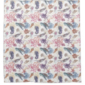 Ontwerp 1 van de samenstellingsreeks onderwater Wa Douchegordijn (Voorkant)