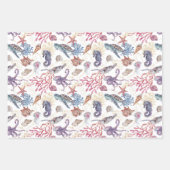 Ontwerp 1 van de samenstellingsreeks onderwater Wa Inpakpapier Vel (Voorkant 3)