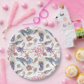 Ontwerp 1 van de samenstellingsreeks onderwater Wa Papieren Bordje (Feest)