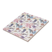 Ontwerp 1 van de samenstellingsreeks onderwater Wa Tegeltje (Zijkant)