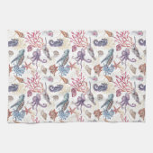 Ontwerp 1 van de samenstellingsreeks onderwater Wa Theedoek (Horizontaal)