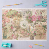 Ontwerp 1 van de Victoriaans Shabby Chic-reeks Tissuepapier (Craft)