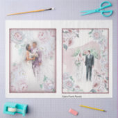 Ontwerp 1 van de Weddenreeks Tissuepapier (Craft)