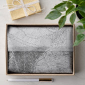 Ontwerp 1 van de zwarte en witte digitale kaartree tissuepapier (Geschenk)