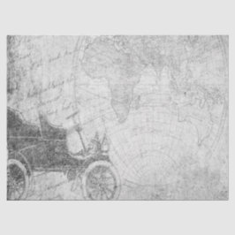 Ontwerp 1 van de zwarte en witte digitale kaartree tissuepapier