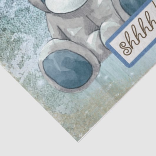 Ontwerp 1 van een babyJongassenserie Tissuepapier (Detail)