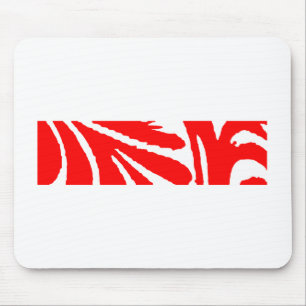 Ontwerp 2010-1 Rood Greenville het MUSEUM Zazzle Muismat