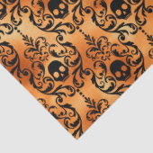 Ontwerp 21 van de zwarte en koperhalloween reeks tissuepapier (Detail)