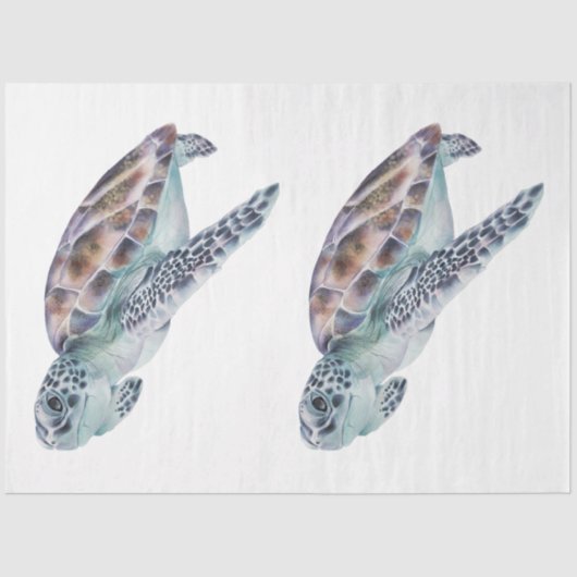 Ontwerp 22 van de onderwaterreeks van de Waterverf Tissuepapier (Voorkant)