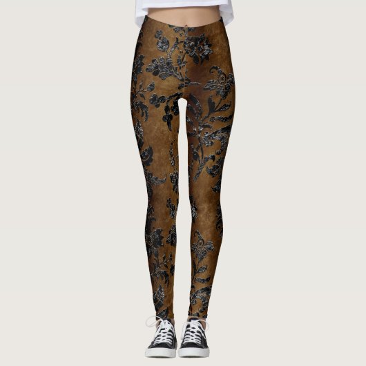 Ontwerp 2 van de Black Velvet-reeks Leggings (Voorkant)