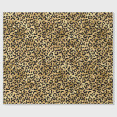 Ontwerp 2 van de blauw- en Gold-leopard-reeks Cadeaupapier (Vlak)