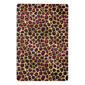 Ontwerp 2 van de Bourgogne en de Gold Leopard-reek Mini Klembord (Achterkant)