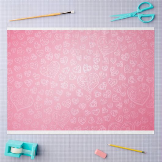 Ontwerp 2 van de HEART-reeks Tissuepapier (Craft)