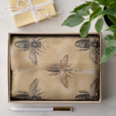 Ontwerp 2 van de honingbijenreeks tissuepapier (Geschenk)