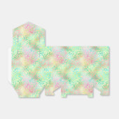 Ontwerp 2 van de Iridescent Leopard-reeks Bedankdoosjes (Uitgevouwen)