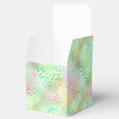 Ontwerp 2 van de Iridescent Leopard-reeks Bedankdoosjes (Geopend)