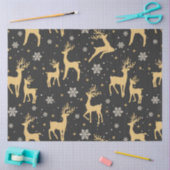 Ontwerp 2 van de kerstdeerserie tissuepapier (Craft)