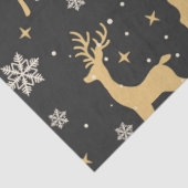 Ontwerp 2 van de kerstdeerserie tissuepapier (Detail)