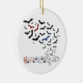 Ontwerp 2 van de Muziek van de knuppel Keramisch Ornament (Rechts)