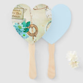 Ontwerp 2 van de Nautische Reeks Handwaaier (Voorkant en achterkant)