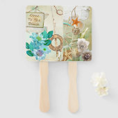 Ontwerp 2 van de Nautische Reeks Handwaaier (Voorkant en achterkant)