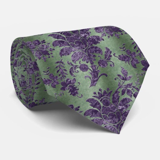 Ontwerp 2 van de Paarse Velvet-reeks Stropdas (Opgerold)