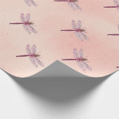  ontwerp 2 van de Reeks Dragonflies Cadeaupapier (Hoek)