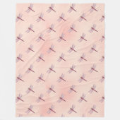  ontwerp 2 van de Reeks Dragonflies Fleece Deken (Voorkant)