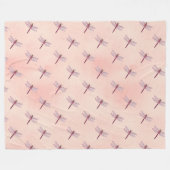  ontwerp 2 van de Reeks Dragonflies Fleece Deken (Voorkant (Horizontaal))