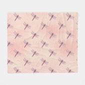  ontwerp 2 van de Reeks Dragonflies Fleece Deken (Voorkant (Horizontaal))