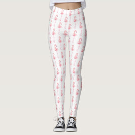 Ontwerp 2 van de Reeks van de Flamingo van de Tend Leggings