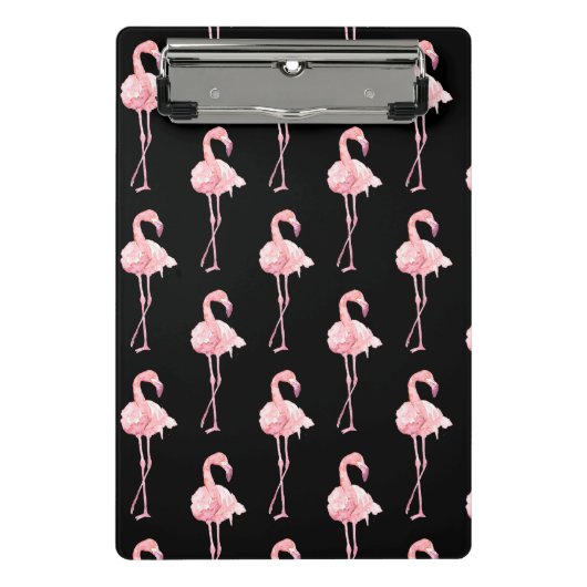 Ontwerp 2 van de Reeks van de Flamingo van de Tend Mini Klembord (Voorkant)