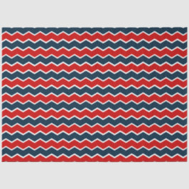 Ontwerp 2 van de rode en Navy Nautical Series Tissuepapier