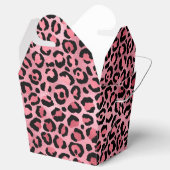 Ontwerp 2 van de roze en goudluipaard bedankdoosjes (Geopend)