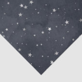 Ontwerp 2 van de Silver Sterrennacht-reeks Tissuepapier (Detail)