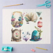 Ontwerp 2 van de Tea Party van Alice Tissuepapier (Craft)