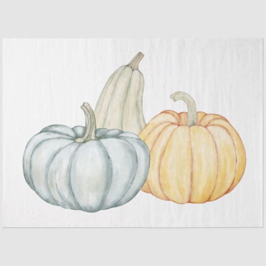 Ontwerp 2 van de Thanksgiving van de herfst Tissuepapier (Voorkant)