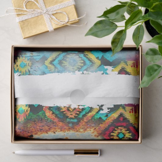 Ontwerp 2 van de Westerne Reeks Tissuepapier (Geschenk)