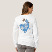 Ontwerp 2 van gestreken overhemd voor vrouwen t-shirt (Achterkant volledig)