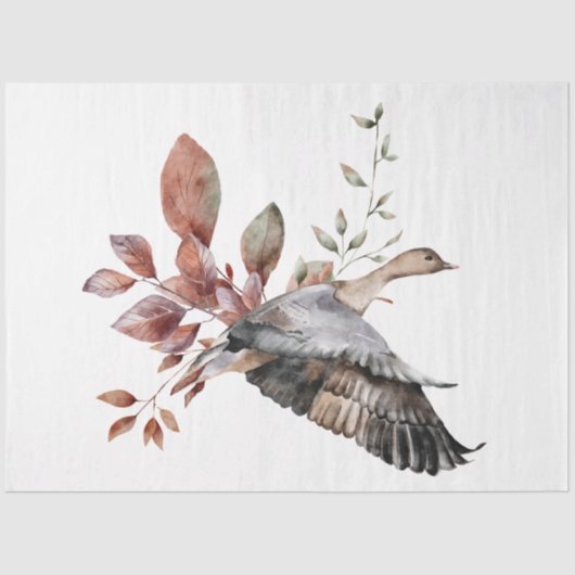 Ontwerp 33 van de Autumn Animal and Floral Reeks Tissuepapier (Voorkant)