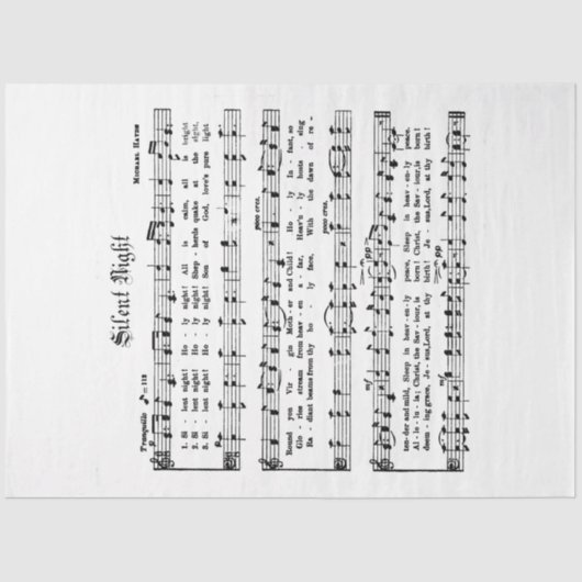 Ontwerp 33 van de Vintage Kerstmengeling Reeks Tissuepapier (Voorkant)