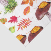 Ontwerp 3 herfst Leaf-reeks Tissuepapier (Detail)