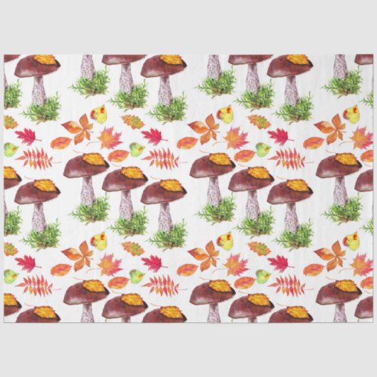 Ontwerp 3 herfst Leaf-reeks Tissuepapier (Voorkant)