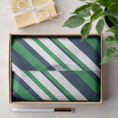 Ontwerp 3 Tissue Pa van de groene en Navy Nautical Tissuepapier (Geschenk)