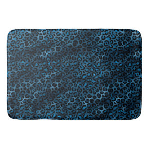 Ontwerp 3 van de blauw- en Gold-leopard-reeks Badmat