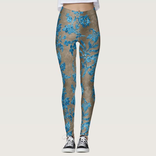Ontwerp 3 van de Blue Velvet-reeks Leggings (Voorkant)