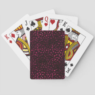 Ontwerp 3 van de Bourgogne en de Gold Leopard-reek Pokerkaarten